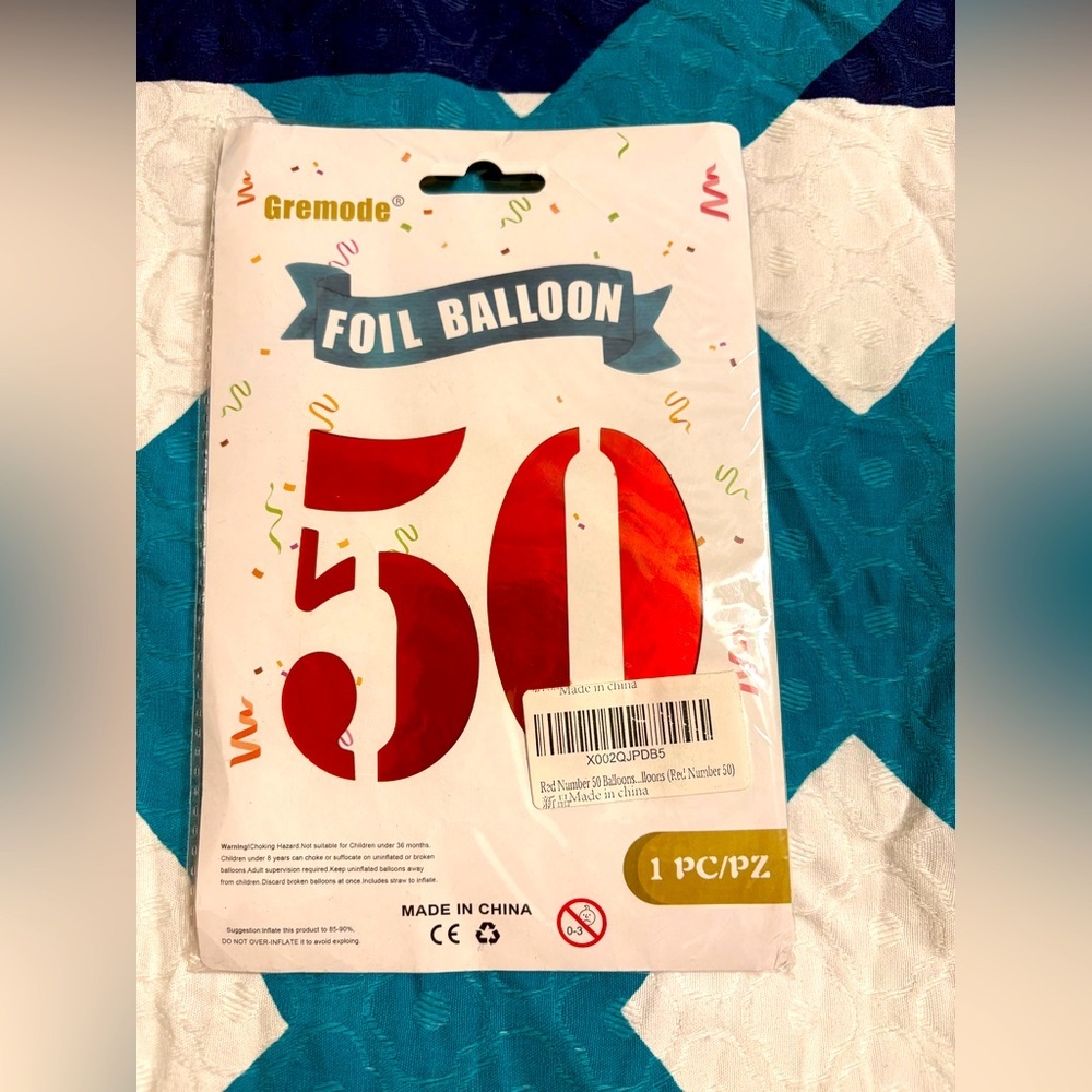 “50” red balloon